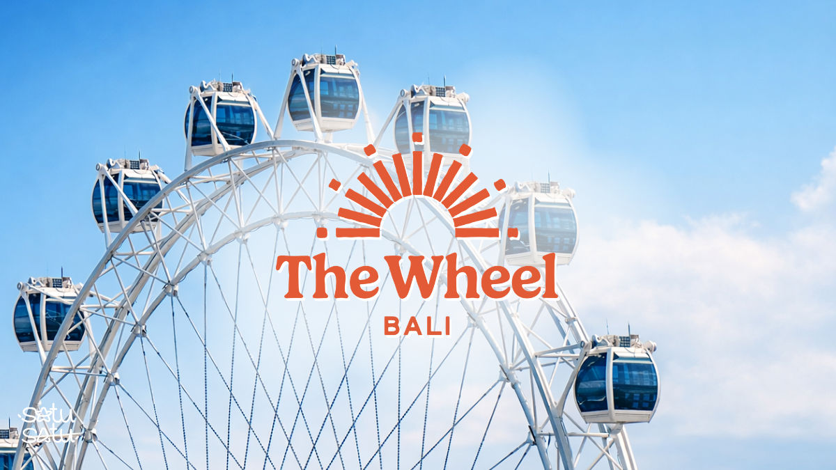 The Wheel Bali ferris wheel attraction in Canggu offering panoramic views from above.