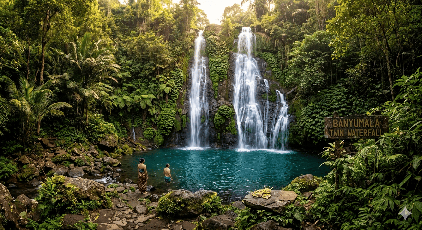 Banyumala Twin Waterfall