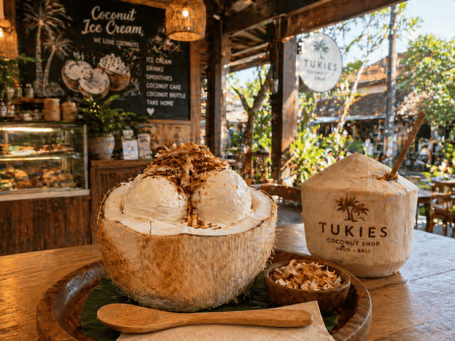 Coconut Ice Cream Ubud