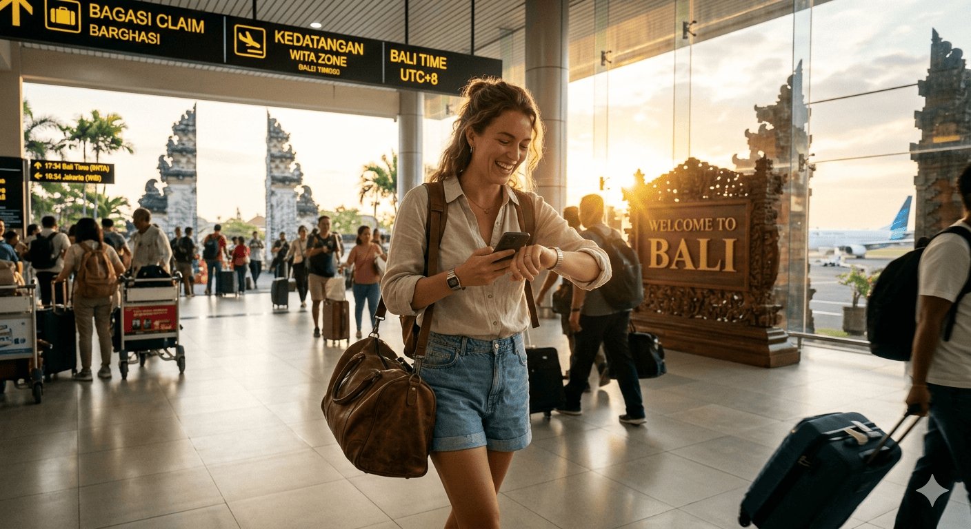 jakarta bali time difference