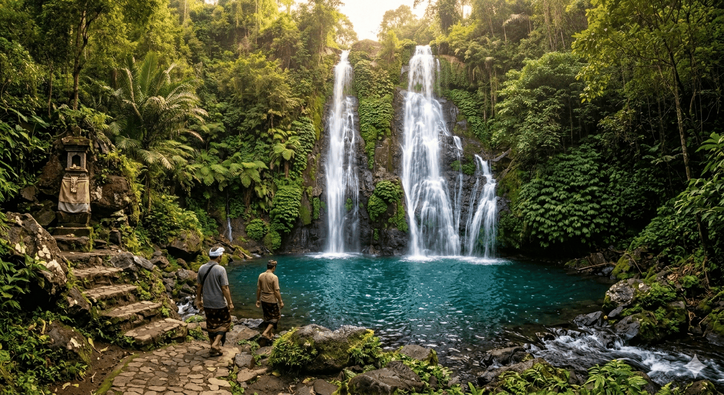 GitGit Twin Waterfall