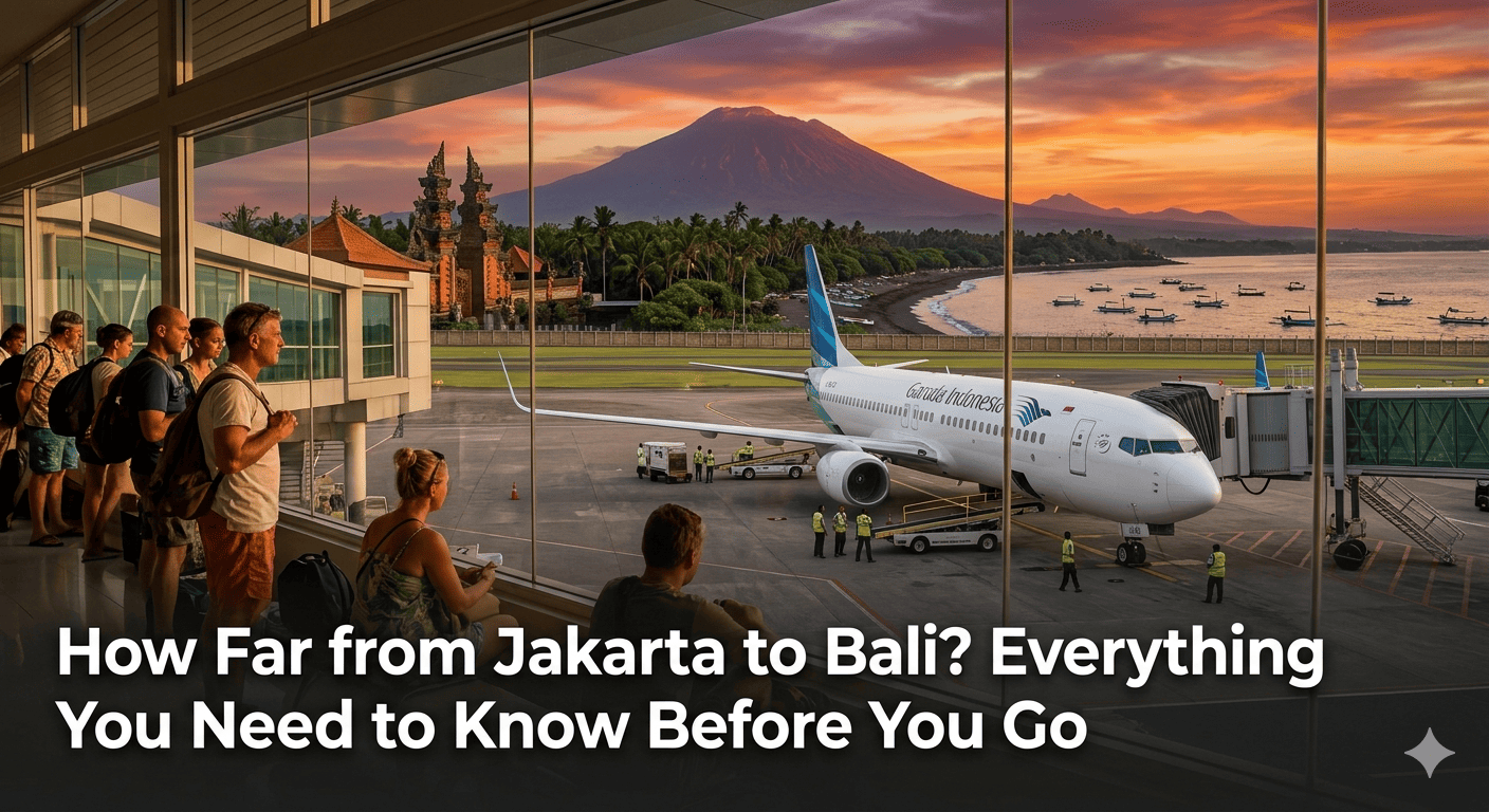 How Far from Jakarta to Bali
