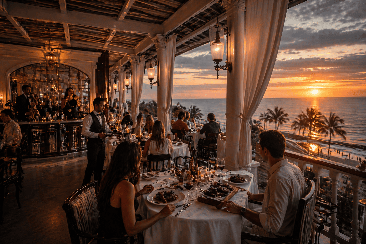 The Plantation Grill at Double Six Luxury Hotel