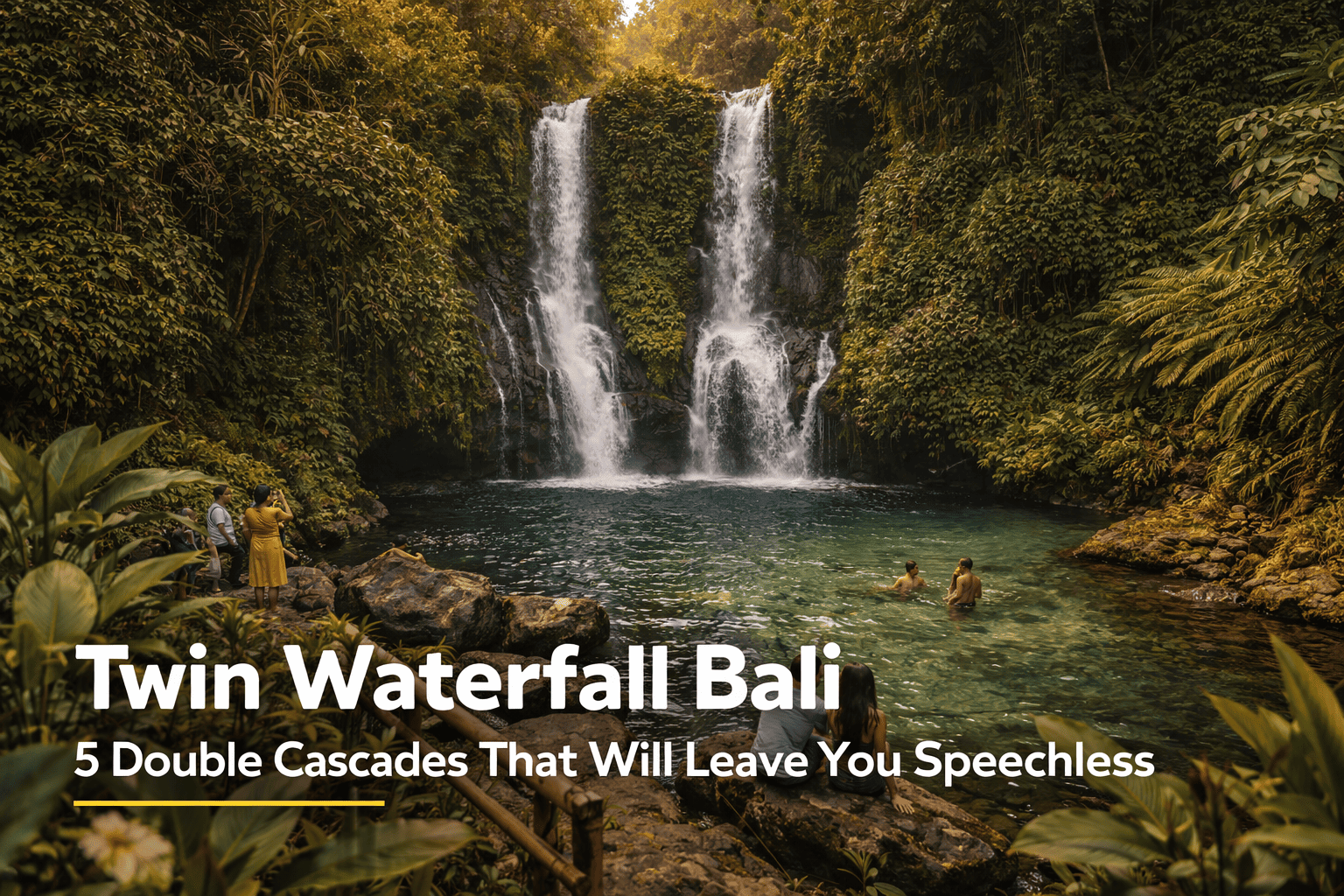 Twin Waterfall Bali