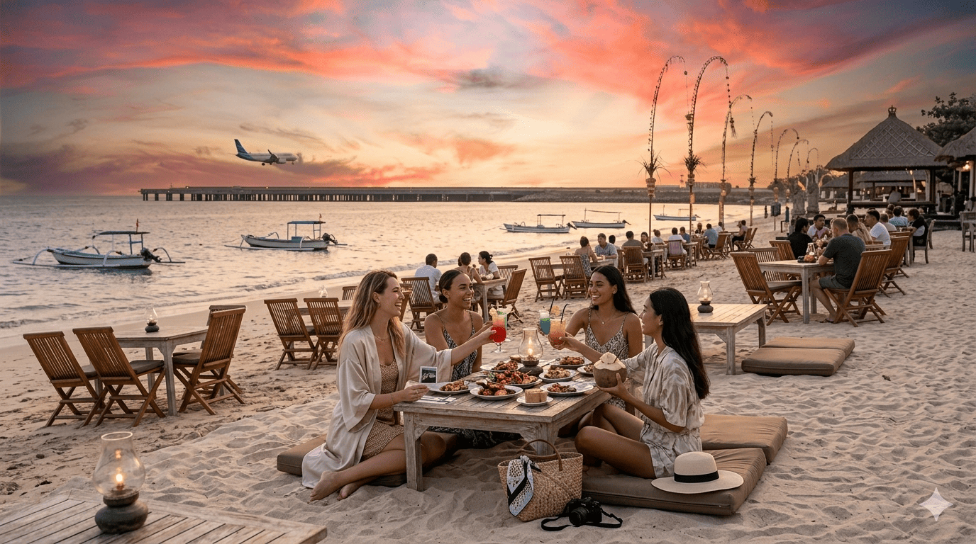 Pantai Dekat Bandara Bali