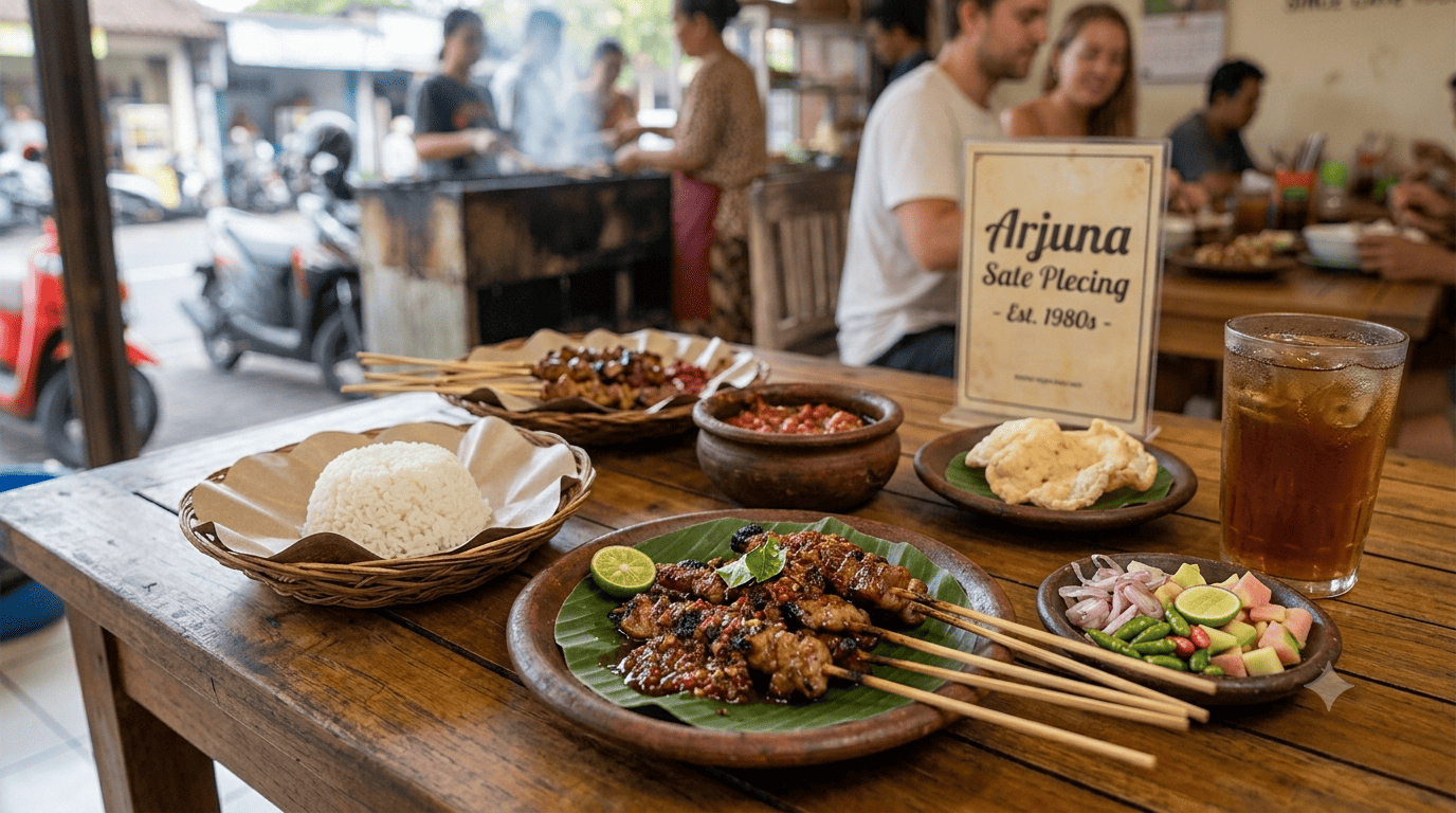 Sate Plecing Arjuna Bali