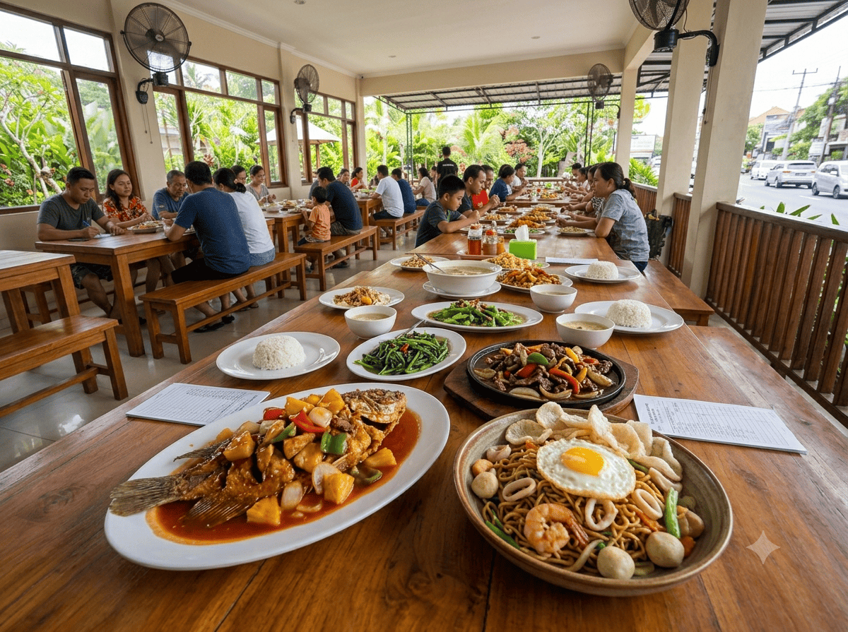 Waroeng Kampoeng Chinese Food & Seafood Jimbaran Bali