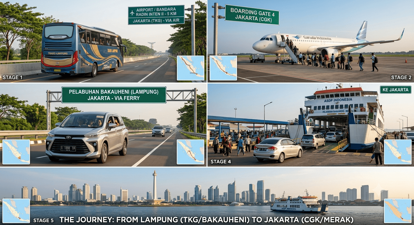 Lampung ke Jakarta Berapa Jam