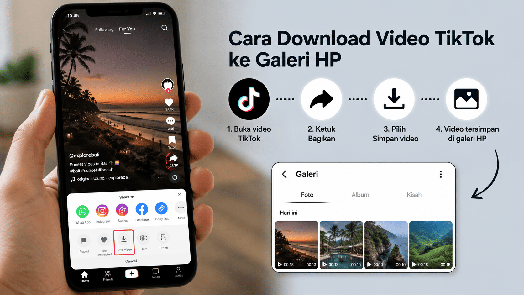 Cara Download Video TikTok