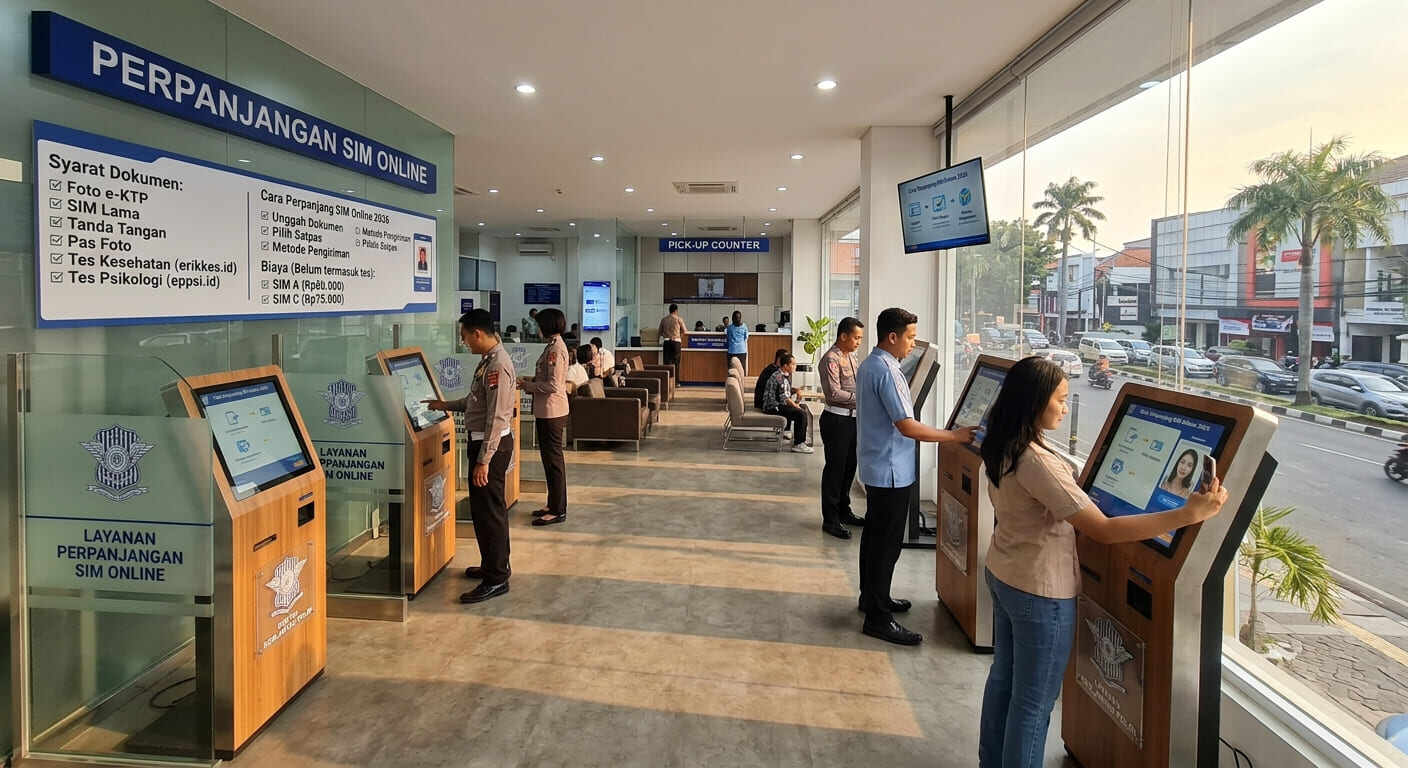 Cara Perpanjang SIM Online