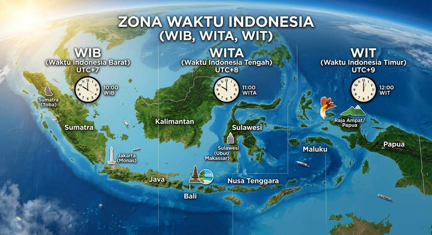 Zona Waktu Indonesia