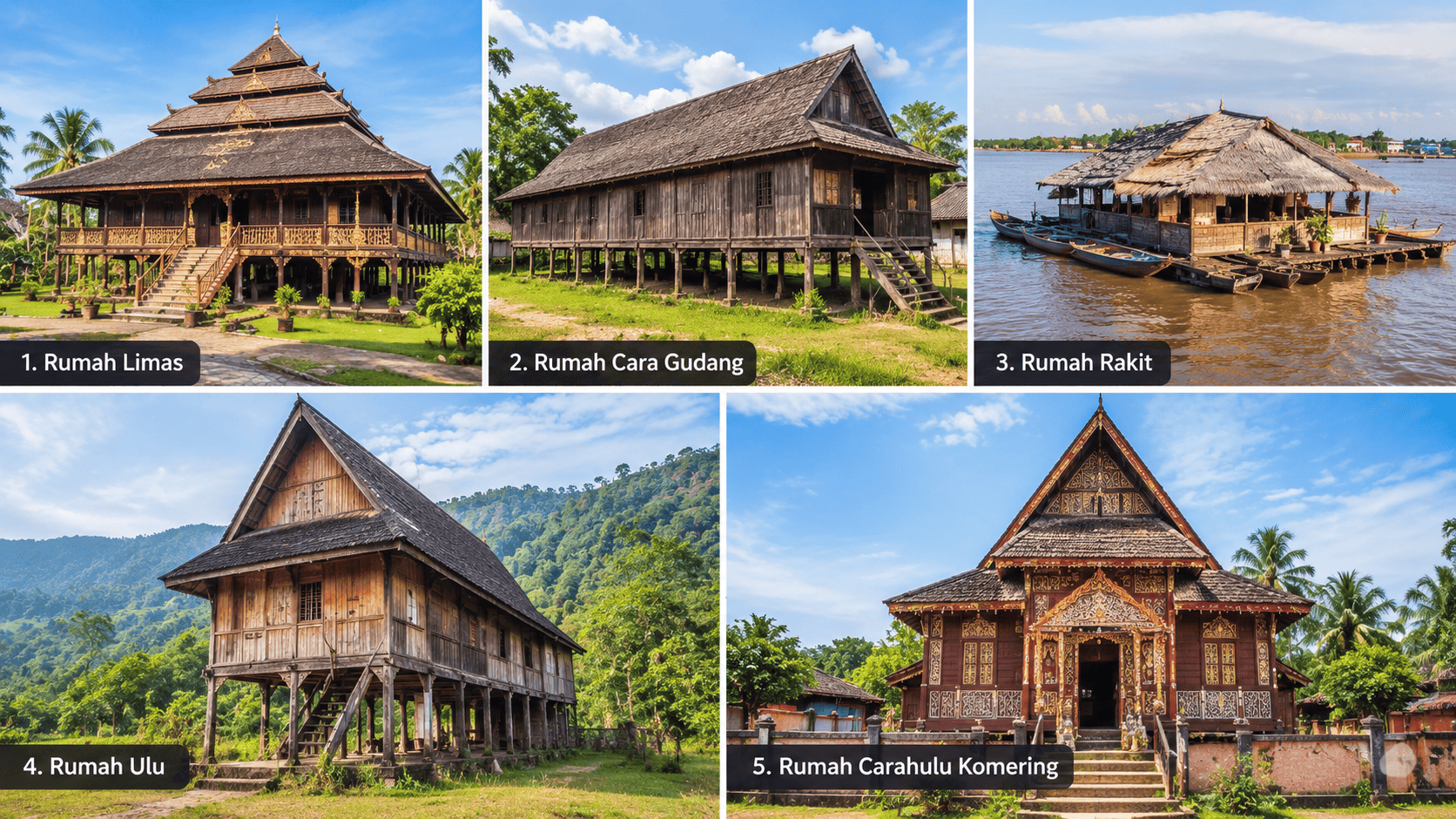 Rumah Adat Sumatra Selatan