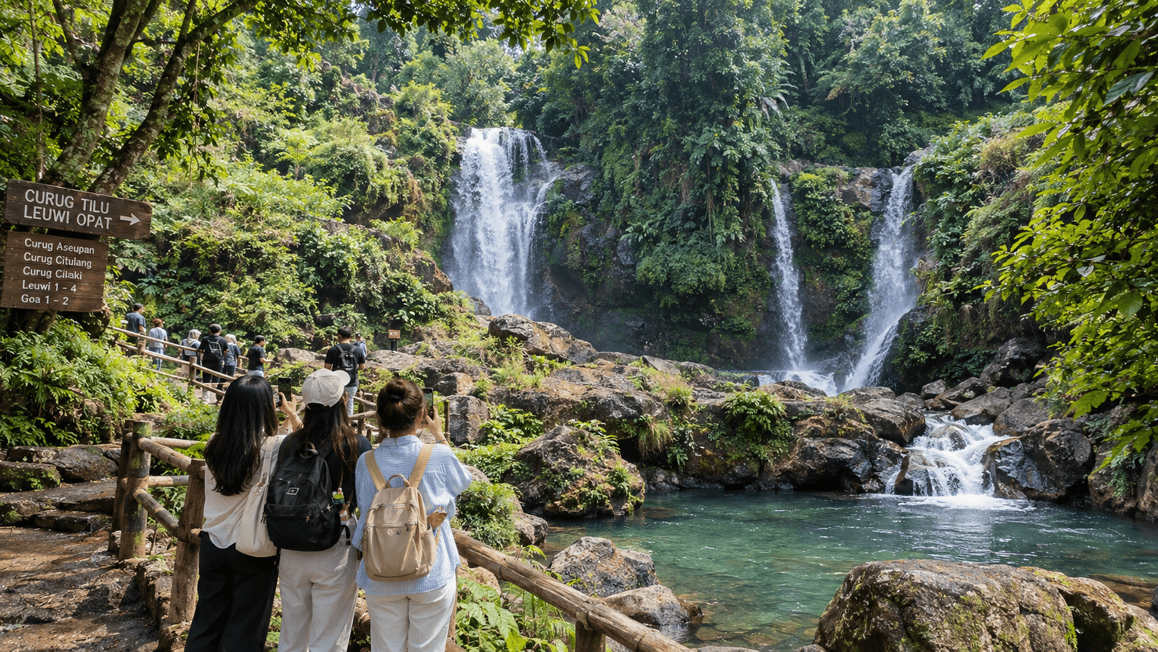 Curug Tilu Leuwi Opat